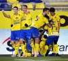 Alexis De Sart en Elton Acolatse doen match voor STVV kantelen tegen Zulte Waregem