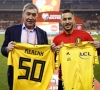 België-Rusland ook in het teken van 'Le Grand Départ': aanvoerder Eden Hazard ruilt truitjes met wielerlegende Eddy Merckx