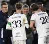 Spelers OH Leuven met prikje naar Hubert en lof voor Mazzu, die meteen met héél goed nieuws komt