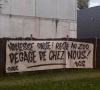 Harde kern Anderlecht laat niet af: naast stadion en Neerpede nu ook spandoeken aan... Pairi Daiza