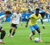 Brazilië komt met schrik vrij, ontstellend Duitsland op de blaren