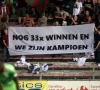 Supporters Essevee kwamen met ludieke spandoeken op de proppen