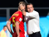 Het is zover! Vertonghen en bondscoach Wilmots komen broederlijk naast elkaar
