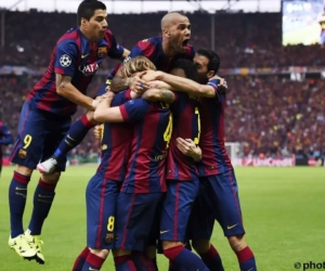 Luis Suarez bezorgt wervelend Barça de treble