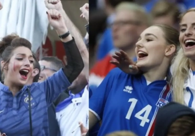 Op dit uur mag het wat meer zijn: wie wint kwartfinale van de knappe fans tussen Frankrijk en Ijsland?