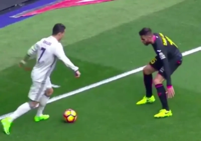 Wat een beweging! Kijk eens naar wat Cristiano Ronaldo hier uit zijn sloffen tovert