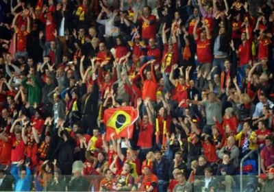 Belgische fans zorgen voor fantastische sfeer in Zweden
