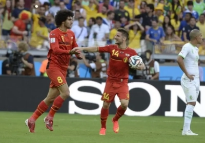 Mertens en Fellaini moeten de meubelen redden voor nerveus België