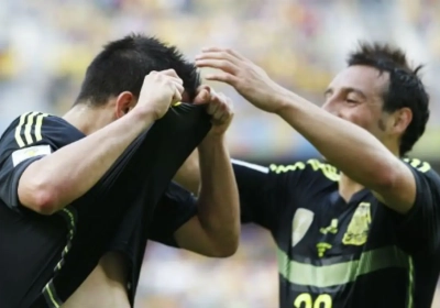 Afscheidnemende Villa bezorgt Spanje driepunter tegen Australië