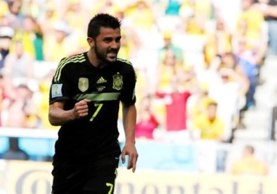 VIDEO: David Villa barst in tranen uit na wissel
