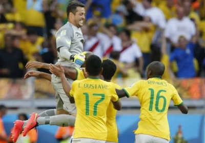 Matchwinnaar Julio Cesar: "Dat heel Brazilië nu aan het feesten is, dat is een droom!"