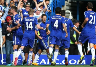 Hazard dartelt Chelsea naar zege, Courtois naar het ziekenhuis