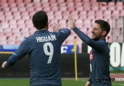Ook Dries Mertens al op rozen met Napoli