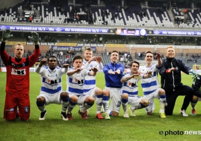 Vanhaezebrouck pleziert zijn spelers na stuntzege in het Park