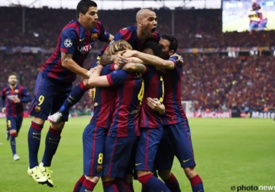 Luis Suarez bezorgt wervelend Barça de treble