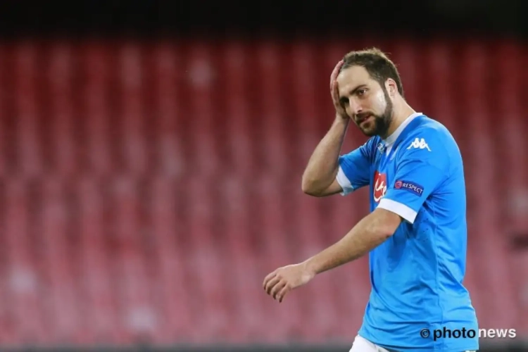 Napoli mag titel vergeten, want... Higuain krijgt héél zware straf opgelegd