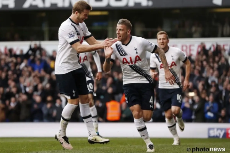 Vijf dolle minuten (inclusief goal Alderweireld) tegen United houden Spurs in titelstrijd