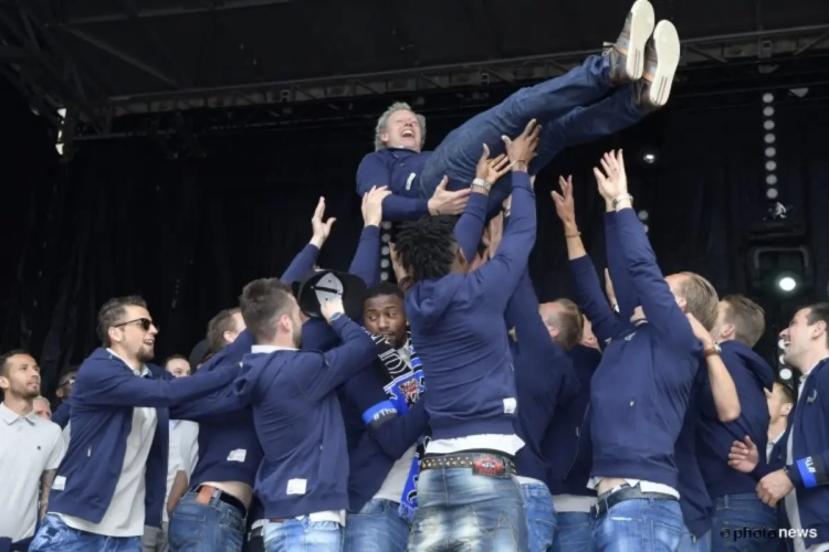 VKtv heeft het allemaal gespot: Michel Preud'homme in de lucht gegooid en... dansend met José Izquierdo