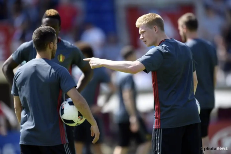 Wilmots is bereid gedurfde keuzes te maken: "Dan overweeg ik De Bruyne en Hazard van het veld te halen"