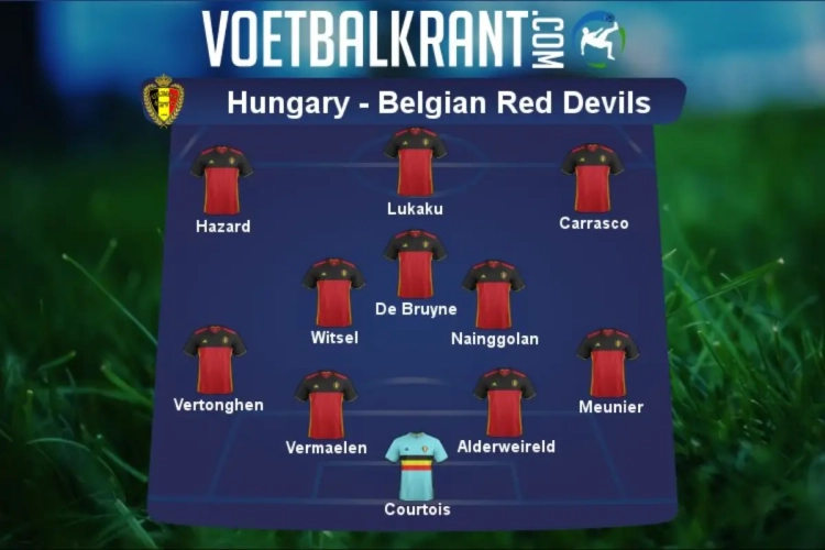 Dit zijn de vermoedelijke 11 Rode Duivels die tegen Hongarije starten