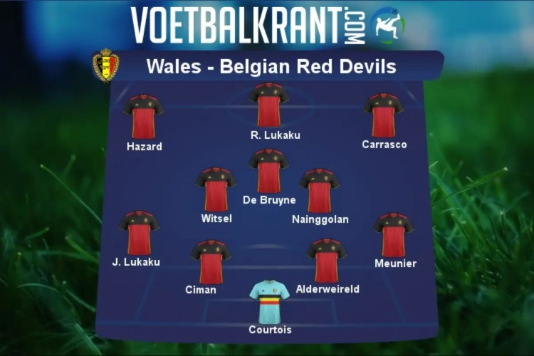Dit zijn de vermoedelijke 11 Rode Duivels die tegen Wales starten