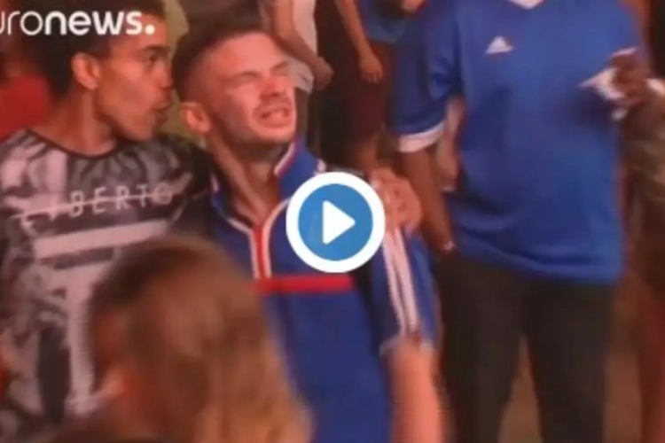 Hét meest ontroerende beeld van het EK? Portugese jongen troost Franse fan!