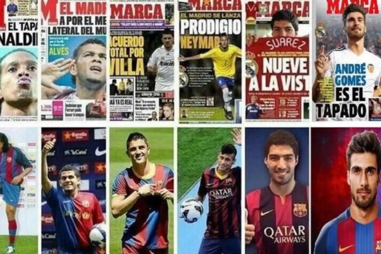 Transfer naar Real op cover Marca? Grote kans dat je bij ... Barcelona tekent