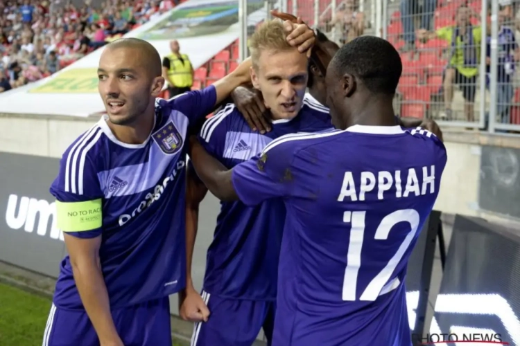 De man van 10 miljoen en alle andere nieuwkomers voor het eerst samen op het veld, dat ging er zo aan toe bij Anderlecht