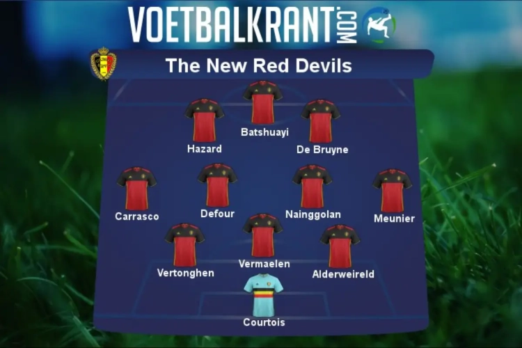 Zó moet Martinez de Rode Duivels het veld opsturen tegen Spanje: drie man achterin