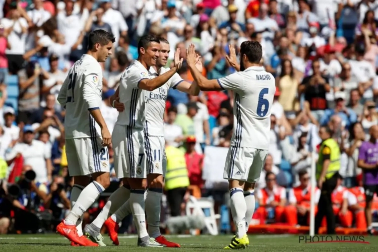 Ronaldo viert comeback bij Real Madrid met ruime overwinning