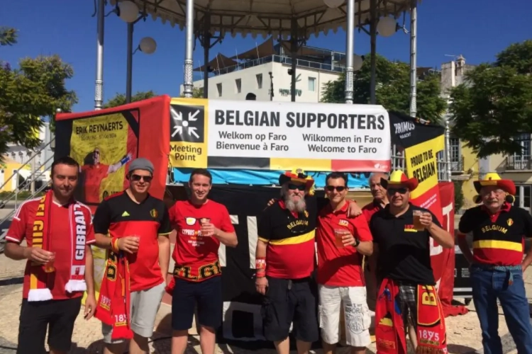 Met zo'n 500 in Faro: Belgische supporters hopen op doelpuntenkermis tegen Gibraltar