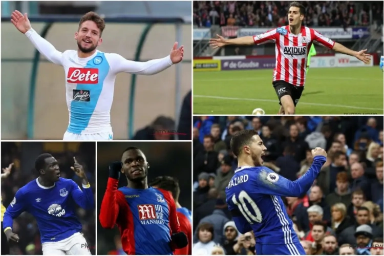 Onze Belgen in Europa zijn het scoren niet verleerd, maar wie staat op kop?