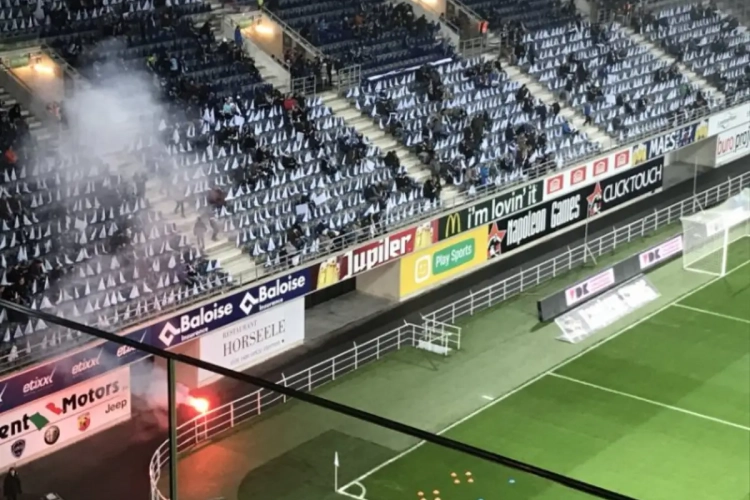 VIDEO: AA Gent legt batterij vuurwerk klaar, maar... ontsteekt het niet