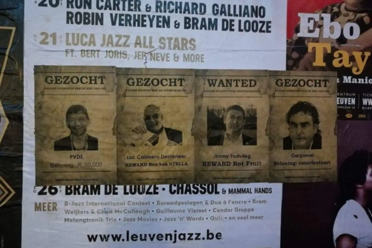 OHL-fans steken de 'Chinese' draak met het bestuur: Den Dreef beklad met affiches van de kopstukken