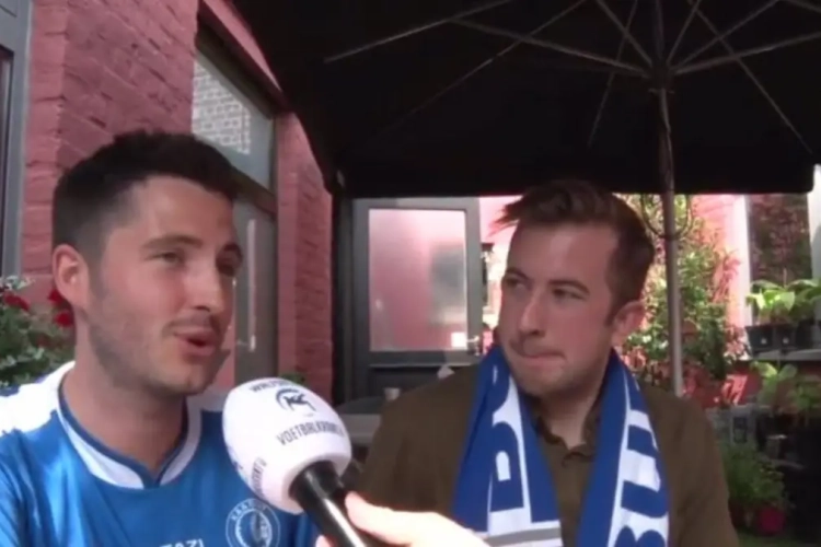 Engelse Gent-fans zakten af voor Gent-Anderlecht én een leuk extraatje: "We houden van Gent"