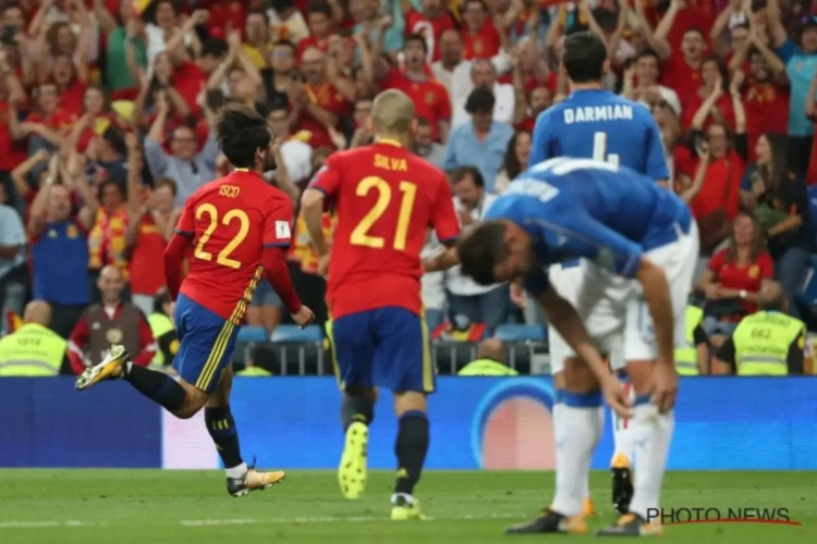 Overzicht WK-kwalificatie: Spanje raast voorbij Italië - debutant (17) redt Wales -  Kroatië afgelast - Wilmots koopt tijd