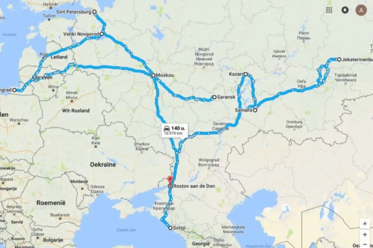 Is het in Rusland verder reizen dan in Brazilië? We zochten het voor u uit!