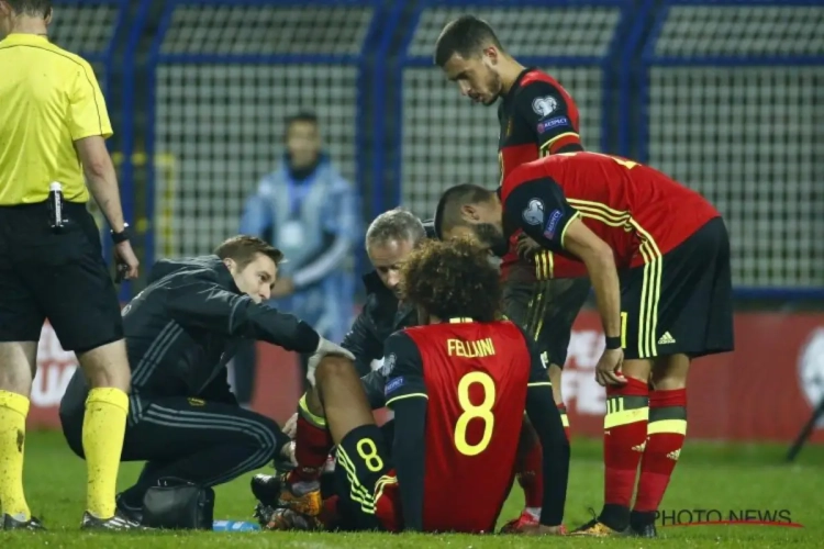 UPDATE: KBVB komt met nieuws over blessure Fellaini