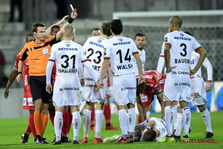 Speler Oostende kent zijn sanctie na domme rode kaart