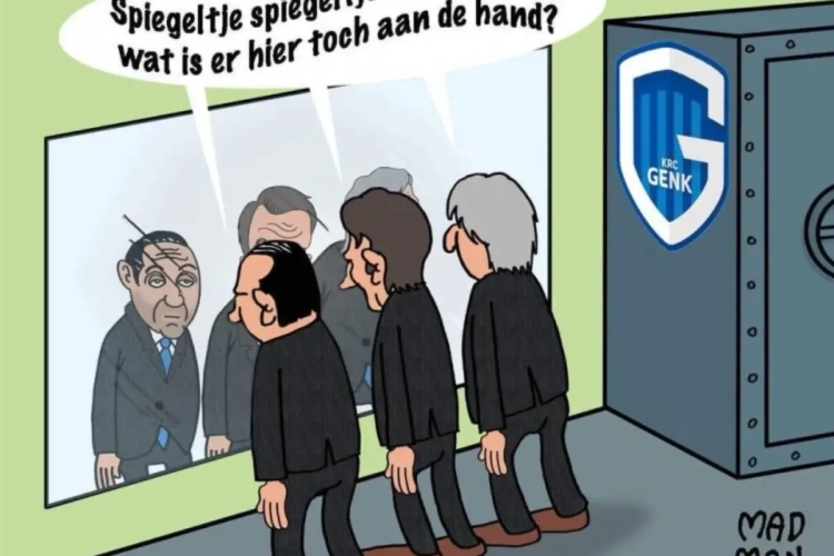 Fans Genk laten op satirische manier hun ongenoegen blijken: "Het begint meer en meer op een spiegelpaleis te lijken"
