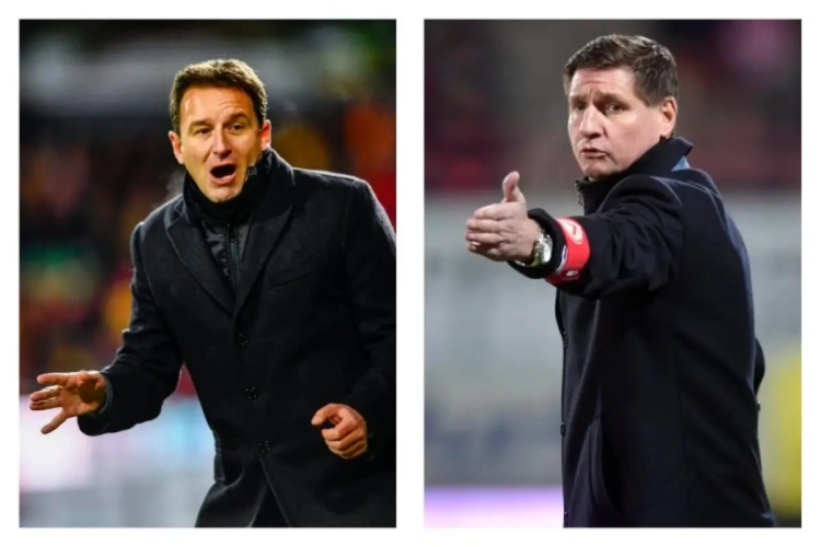 Twee oefenmeesters die realiteitszin brachten: "Nu niet euforisch doen" en "De strijd gaat verder, ook tegen Club Brugge"