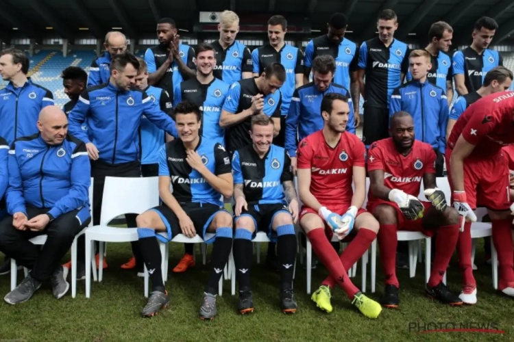 Sfeer opperbest bij Club Brugge, dat bewijzen de beelden bij het nemen van de nieuwe ploegfoto