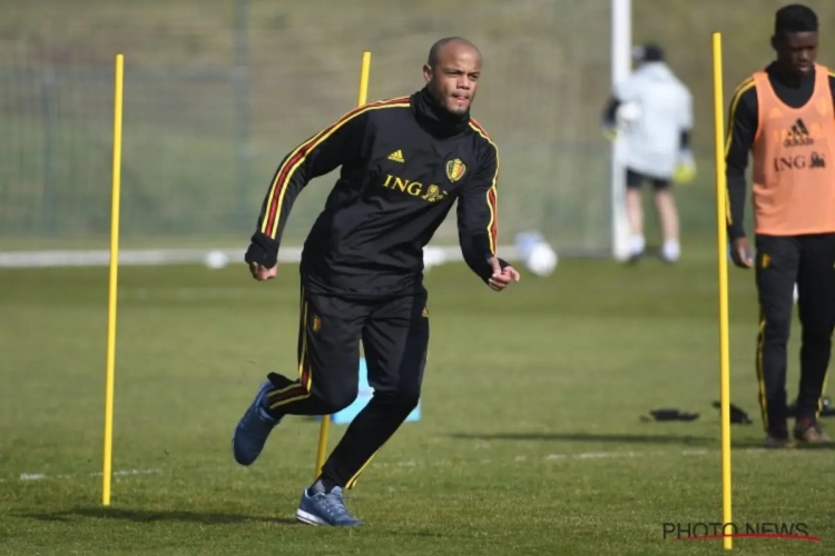 Kompany traint niet met de rest van de groep, Martinez geeft uitleg