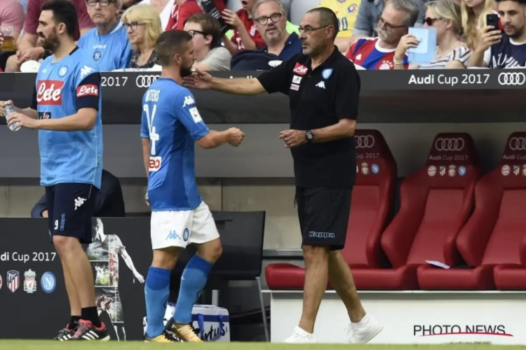 Bepaalt de toekomst van Sarri die van Mertens? "28 miljoen is niet veel, hé"