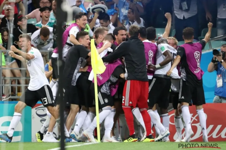 Wahnsinn! Wereldkampioen Duitsland is halverwege virtueel uitgeschakeld en kruipt in extremis nog door het oog van de naald