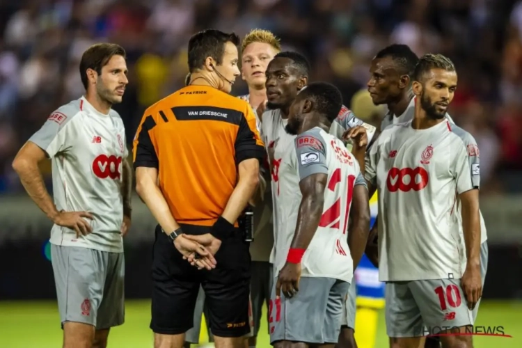 Ref Van Driessche staat volledig achter rode kaart voor Carcela: "Geen seconde getwijfeld"