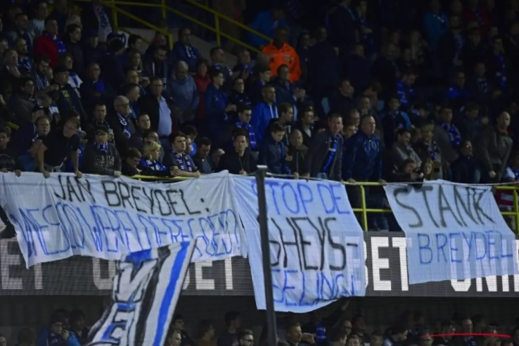 Fans Club Brugge voeren geplande actie tegen 'Stank Breydel' en... Paul Gheysens