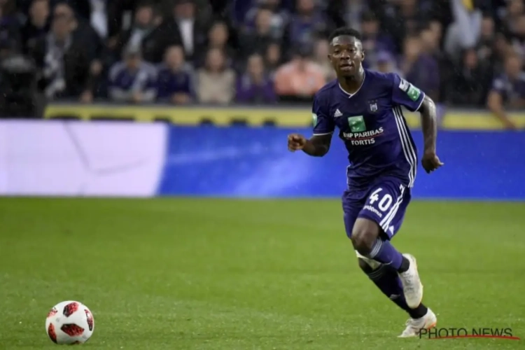 Anderlecht kan zondag weer rekenen op winger