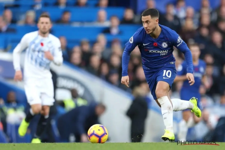 Eden Hazard mag na 3 weken nog eens 90 minuten spelen, maar laat met Chelsea kostbare punten liggen