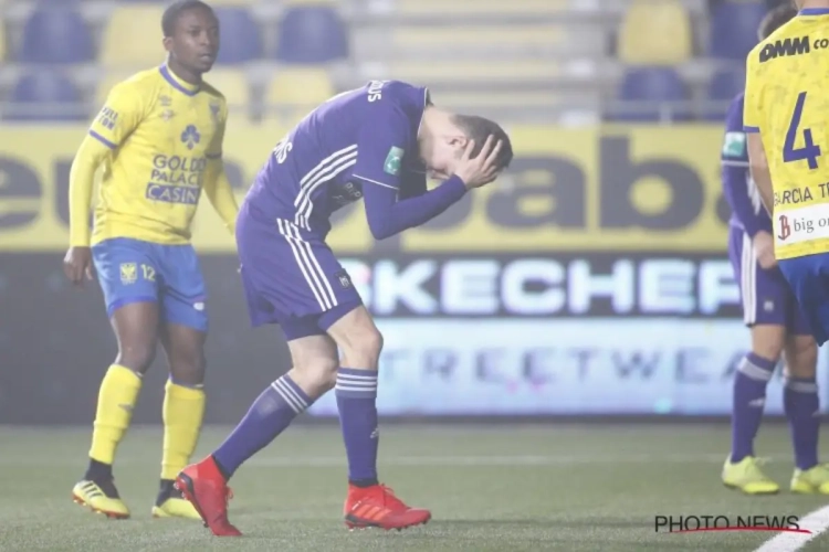 Dat tweede doelpunt van STVV doet bij Anderlecht frustratie toeslaan: "Heel de week op gewerkt, ongelooflijk!"